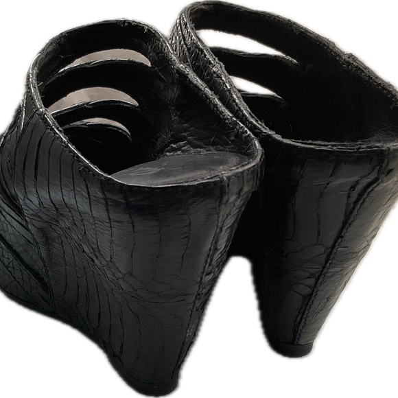 Rick Owens Dust Snake Platform Heel Wedge Mules size 39 1/2" EU - Picture 9 of 12